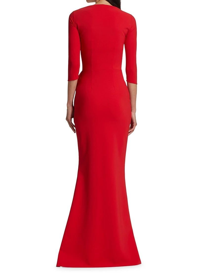 Kate Slit-Detail Boatneck Gown 7 Kate Slit-Detail Boatneck Gown - Image 5