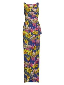 Florien Printed Gown