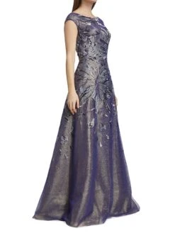 Embellished Tulle Ballgown 12 Embellished Tulle Ballgown -Vetdiet Shop 0400015976956 BLUE A2
