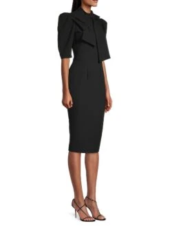 Ara Bow-Neck Sheath Dress 11 Ara Bow-Neck Sheath Dress -Vetdiet Shop 0400016489326 BLACK A2