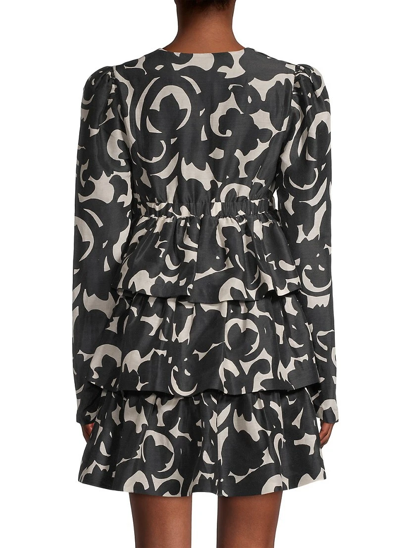 Tiered Empire-Waist Minidress 6 Tiered Empire-Waist Minidress - Image 5