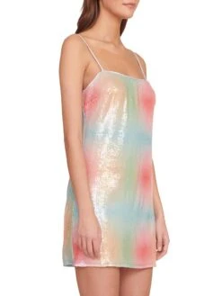 Staud Jenny Sequin-Embellished Minidress 10 Staud Jenny Sequin-Embellished Minidress -Vetdiet Shop 0400018204062 MULTIAURA A2