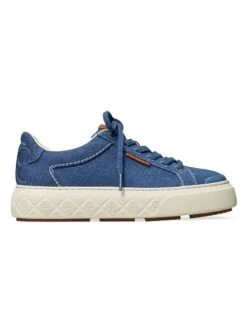Tory Burch Ladybug Denim Low-Top Sneakers