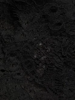 Lace Plunge Midi-Dress -Vetdiet Shop 0400019346539 BLACK A6