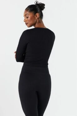 Sommer Ray Seamless Ribbed Long Sleeve Active Top -Vetdiet Shop 078603569261 01 1