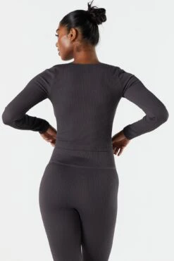 Sommer Ray Seamless Ribbed Long Sleeve Active Top -Vetdiet Shop 078603569261 05 1