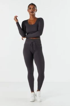 Sommer Ray Seamless Ribbed Long Sleeve Active Top -Vetdiet Shop 078603569261 05 2