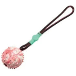 KLIN Solid Rubber Ball On A Rope With Magnet