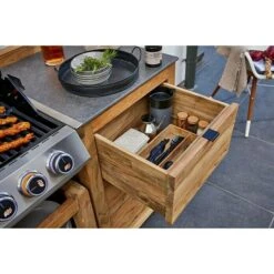 Sunfun Zoe Grillküchen-Modul Schrank Mit Schublade, L X B X H: 63 X 58 X 92 Cm, Holz -Vetdiet Shop 12 14