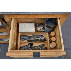 Sunfun Zoe Grillküchen-Modul Schrank Mit Schublade, L X B X H: 63 X 58 X 92 Cm, Holz -Vetdiet Shop 12 15