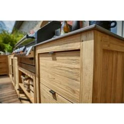 Sunfun Zoe Grillküchen-Modul Schrank Mit Schublade, L X B X H: 63 X 58 X 92 Cm, Holz -Vetdiet Shop 12 17