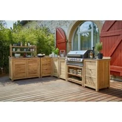 Sunfun Zoe Grillküchen-Modul Grill-Unterschrank L X B X H: 57,5 X 93 X 66 Cm, Holz -Vetdiet Shop 12 27