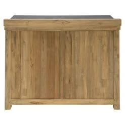 Sunfun Zoe Grillküchen-Modul Doppelschrank Natur, L X B X H: 63 X 120 X 94 Cm -Vetdiet Shop 12 37