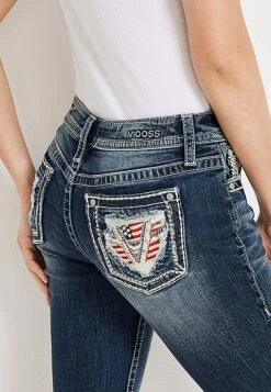 Vigoss® Americana Pocket Heritage Mid Rise Capri 6 Vigoss® Americana Pocket Heritage Mid Rise Capri -Vetdiet Shop 206040 C258 alt2