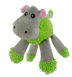 Fuzzle Hippo With 5 Squeakers