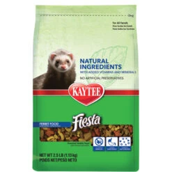 Kaytee Fiesta Natural Ferret Food - 2.5 Lb