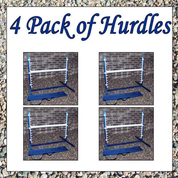 Agility Dog Aluminum Hurdle 4 Pack 4 Agility Dog Aluminum Hurdle 4 Pack - Image 2