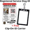 ActiveDogs Registered Service Dog Photo ID Card + Clip-On ID Carrier + FREE Digital ID Copy -Vetdiet Shop 701208 3 full 74747.1638911503