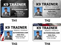 Dog Trainer Identification Card + Free Digital Copy