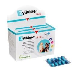 Vetoquinol Zylkene Capsules 75mg For Small Dogs Or Cats <10kg -Vetdiet Shop 93805 pla zylkene 75mg 100stk 1