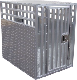 Diamond Tread Aluminum SUV Dog Crate