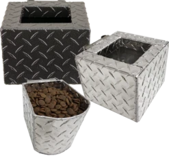 Aluminum Spill Proof Dog Bowls