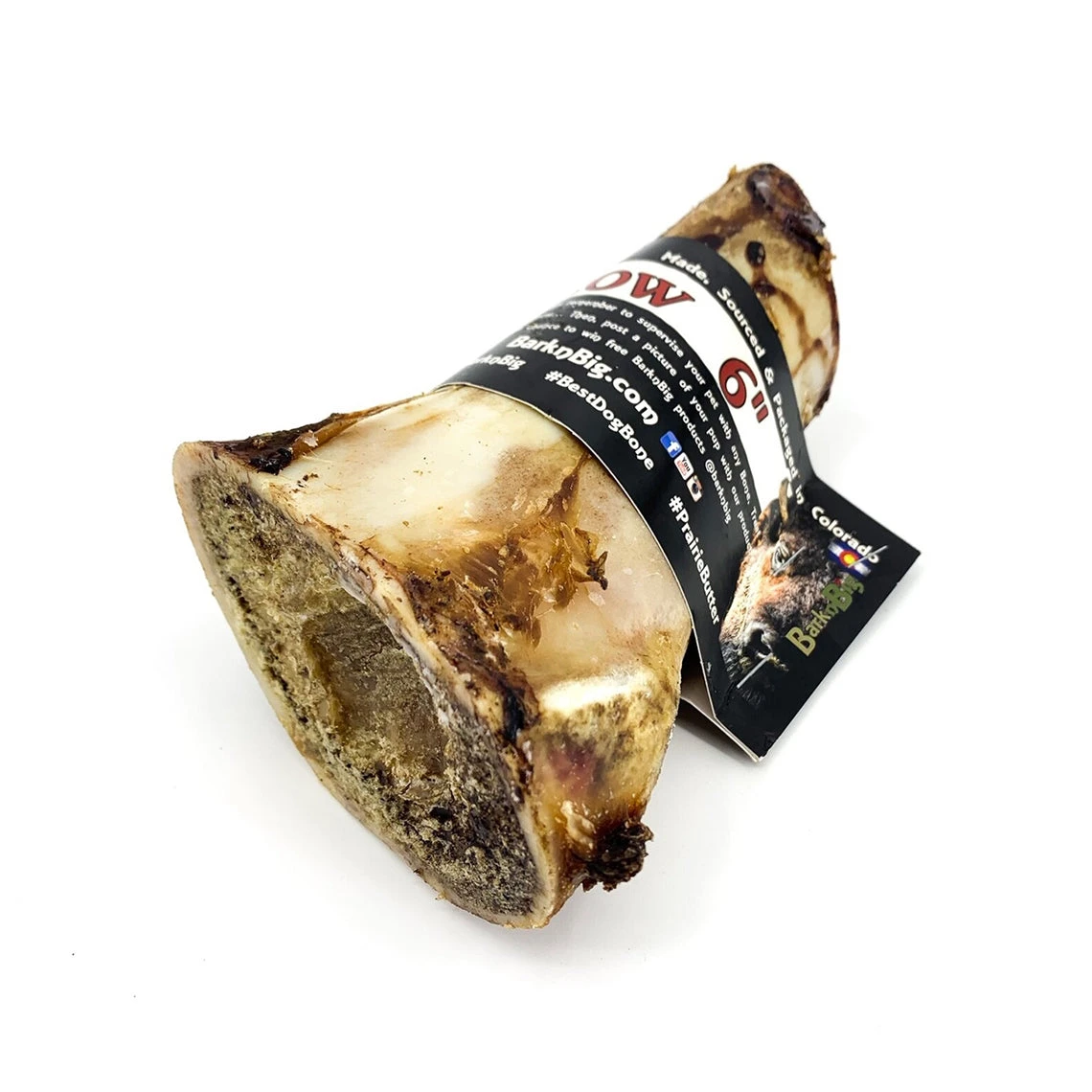 BarkNBig Bison Marrow Bone Dog Chew 4 BarkNBig Bison Marrow Bone Dog Chew - Image 2