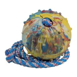 Gappay Solid Rubber Ball With 20" String - Large
