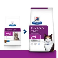 Hill's Prescription Diet Y/d Thyroid Care Adult And Senior Dry Cat Food - Original -Vetdiet Shop I0041639 en 03