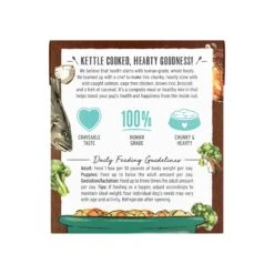 The Honest Kitchen One Pot Stew Dog Wet Food 26 The Honest Kitchen One Pot Stew Dog Wet Food -Vetdiet Shop OnePotStewSimmeredSalmon ChickenStewwithBroccoli BrownRice10.5ozCartonBack