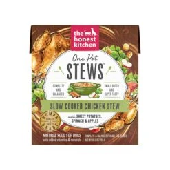 The Honest Kitchen One Pot Stew Dog Wet Food 28 The Honest Kitchen One Pot Stew Dog Wet Food -Vetdiet Shop OnePotStewSlowCookedChickenStewwithSweetPotato Spinach Apples10.5ozCarton