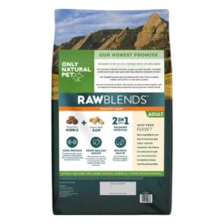 Only Natural Pet Raw Blends Chicken And Poultry Feast Raw Grain Free Dog Food -Vetdiet Shop OnlyNaturalPetRawBlendsPoultryFeastRawInclusionAdultDryDogFood18lbBackofBag