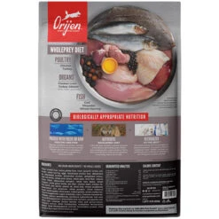 Orijen Grain-Free Dry Dog Food -Vetdiet Shop OrijenGrainFreeDryDogFoodFit TrimBackofBag