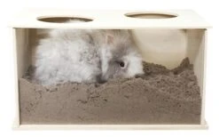 Burrowing Box, Rabbits, Wood -Vetdiet Shop PHO PRO SANIMAL CLIP 63003 2