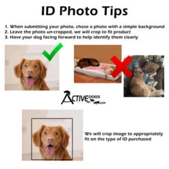 ActiveDogs Registered Service Dog Photo ID Card + Clip-On ID Carrier + FREE Digital ID Copy -Vetdiet Shop PhotoTips 98371.1656416744