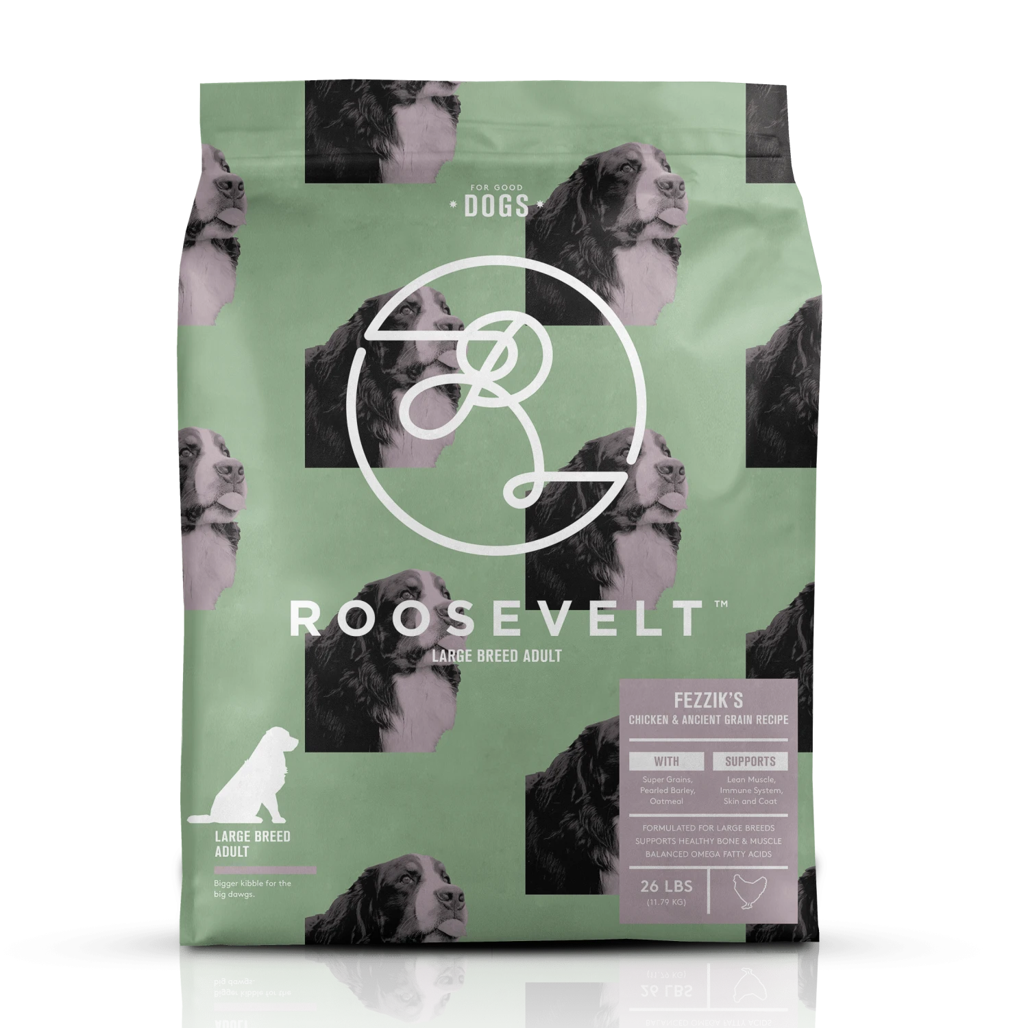 Roosevelt Fezzik's Chicken & Ancient Grain Large Breed Recipe Dry Dog Food 3 Roosevelt Fezzik's Chicken & Ancient Grain Large Breed Recipe Dry Dog Food