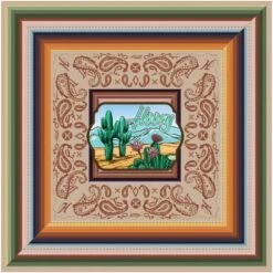 HOOey "Sonora" Satin Wild Rag 25x25