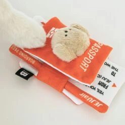 Bite Me X Jeju Air | Passport And Boarding Pass Nose Work Toy