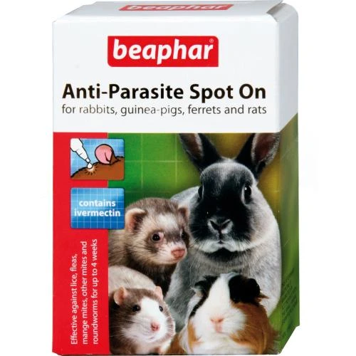 Beaphar Anti-Parasite Spot On For Rabbits, Guinea Pigs, Ferrets & Rats 2 Beaphar Anti-Parasite Spot On For Rabbits, Guinea Pigs, Ferrets & Rats