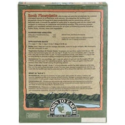 Down To Earth Rock Phosphate, 5 Lb. -Vetdiet Shop downtoearthrockphosphateback