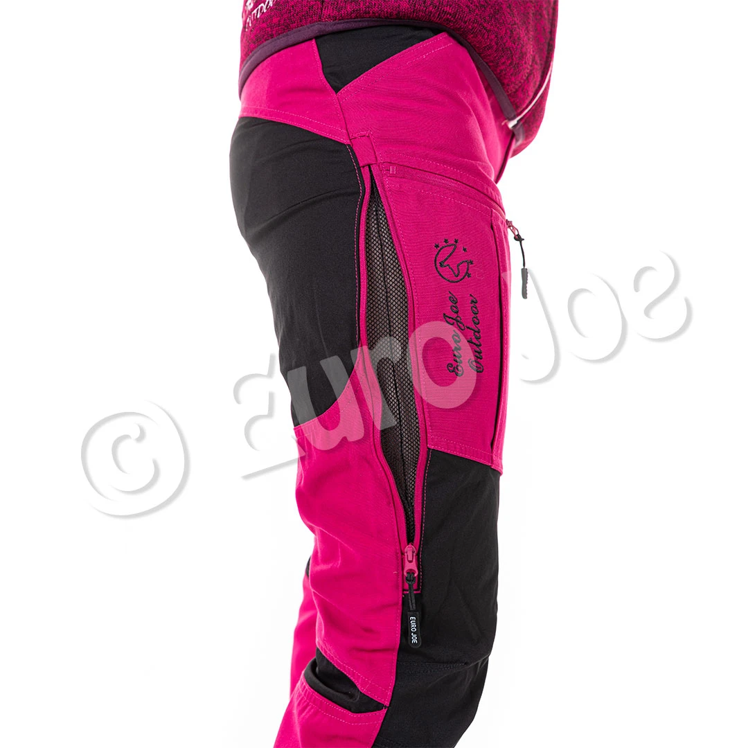 Trousers "Easy Fit" Ladies Raspberry/black 5 Trousers "Easy Fit" Ladies Raspberry/black - Image 4