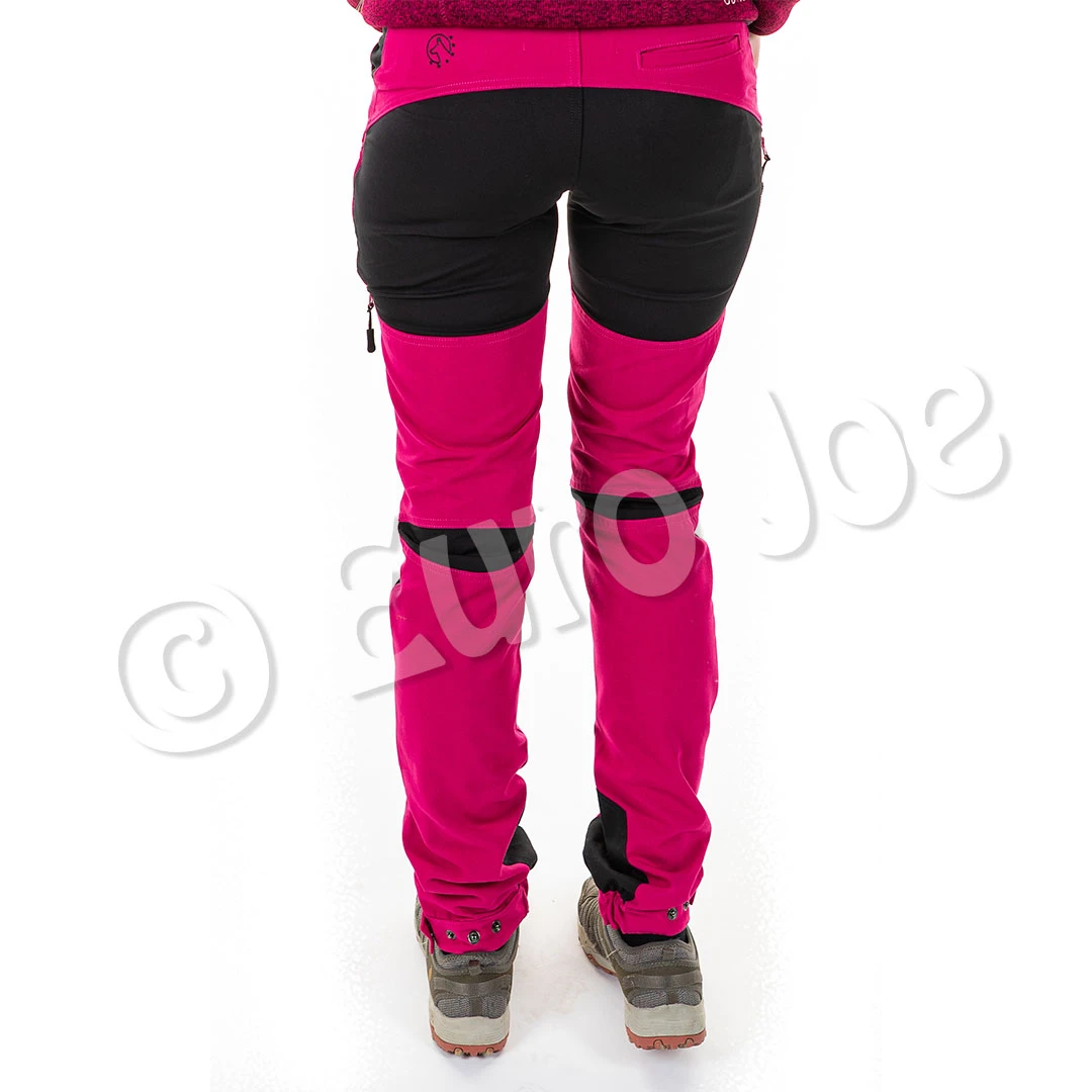 Trousers "Easy Fit" Ladies Raspberry/black 3 Trousers "Easy Fit" Ladies Raspberry/black - Image 2