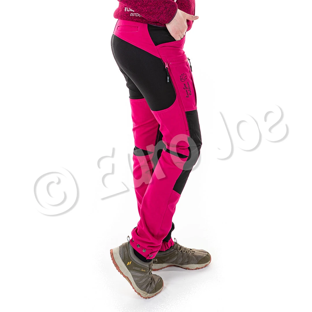 Trousers "Easy Fit" Ladies Raspberry/black 2 Trousers "Easy Fit" Ladies Raspberry/black
