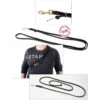 KLIN Soft Leather Leash, 3 Functions, 12mm -Vetdiet Shop fettleder leine extra handeingeflochten mit 3 funktionen