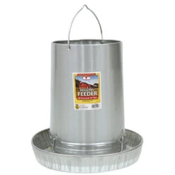 Galvanized Hanging Poultry Feeder, 30 Lb