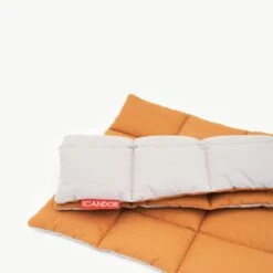 Fluffy Pet Carrier Cushion - Brown/Grey (2 Sizes) -Vetdiet Shop icandor fluffy pet carrier cushion browngrey 2 sizes 649160