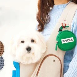 Peek-a-boo Pet Carrier - Melting Cream (2 Sizes) -Vetdiet Shop icandor peek a boo pet carrier melting cream 2 sizes 358898