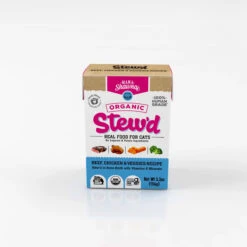 Mama Shawna Stew'd Organic Beef, Chicken & Veggies Recipe Cat Food, 5.5-oz, Case Of 12