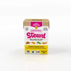 Mama Shawna Stew'd Organic Turkey & Veggies Recipe Cat Food, 5.5-oz, Case Of 12