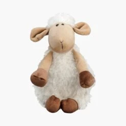Super Soft Luxe Plush Squeaker Toy | White Sheep